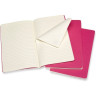 Блокнот MOLESKINE Cahier Journal Pocket, в линейку, розовый неон CH011D17