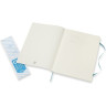Блокнот MOLESKINE Classic Large, линейка, голубый QP060B35
