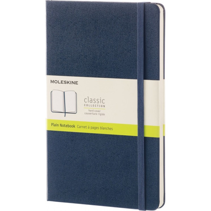 Блокнот MOLESKINE Classic Large, нелинованный, «синий сапфир» QP062B20