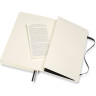 Блокнот MOLESKINE Classic Soft Extended Large, нелинованный, чёрный QP618EXP