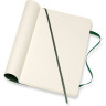 Блокнот MOLESKINE Classic Soft Large, нелинованный, зелёный QP618K15