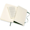 Блокнот MOLESKINE CLASSIC SOFT POCKET, линейка, зеленый QP611K15