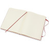 Блокнот MOLESKINE Classic XLarge, линейка, красный QP090F2