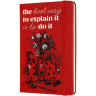 Еженедельник MOLESKINE LE ALICE IN WONDERLAND WKNT POCKET 21 (красный) DAL12WN2Y21